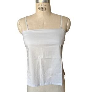 NWT LESET Elle Squareneck Cami in Pearl Gray Size XS XSmall